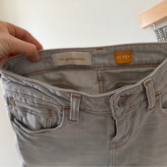 PILCRO Light Gray Women’s Cigarette Jeans Size 25 - Picture 10 of 12